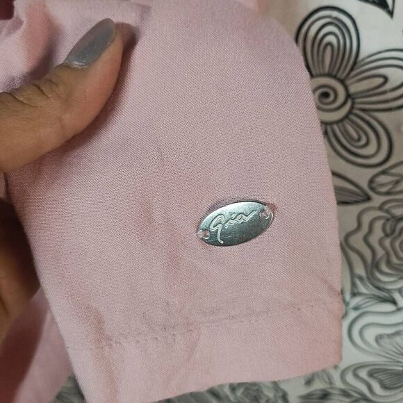 GIA Plus Size PEASANT STYLE FLOWY BOHO CHIC BLOUSE Floral top EMBROIDERED XXL - Picture 8 of 11